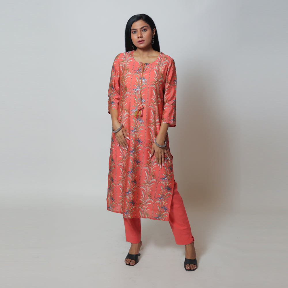 Gazri Cotton Kurta Pant Set